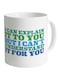muGGyz Printed Ceramic Coffee Mug White