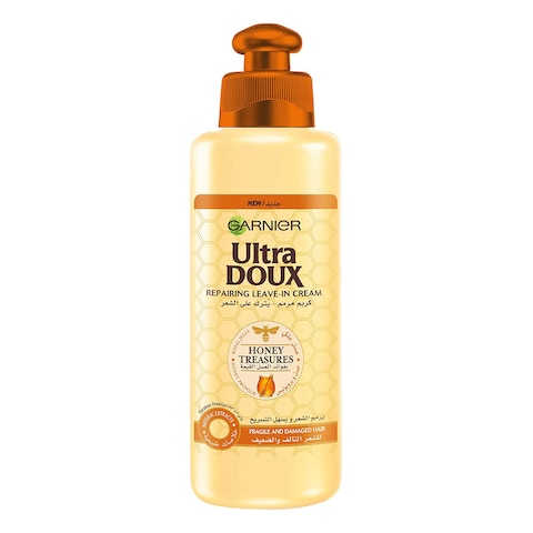 Garnier Ultra Doux Honey Treasures Repairing Leave-In Cream White 200ml