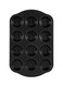 ROYALFORD 12-Cup Muffin Pan Black