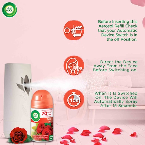 AIRWICK ROSE FM REFILL 250MLX2@30%