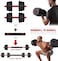 YALLA HomeGym 30KG Adjustable Dumbbells Barbell Set, 7 in 1 Weights Dumbbells with Connecting Rod, Non-slip Handles