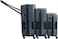 TACH 3pc Hardcase Connectable Luggage Set (Dark Grey)