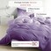 Luna Home-Queen size 6 pieces, Ombr&eacute; Royal Purple Bedding set.