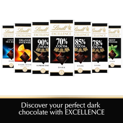 Lindt Excellence 70% Cocoa Mild Dark Chocolate 100g