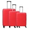 Skybags Maxx Hard Trolley Set Red 3 PCS