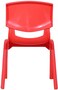 Rbwtoys Plastic Kids Chair, Durable And Lightweight, 28cm Height Seat, Indoor Or Outdoor Use For Boys Girls Aged 2+ RW-17109, Red
