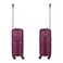 Senator Hard Case Cabin Suitcase Luggage Trolley For Unisex ABS Lightweight Travel Bag with 4 Spinner Wheels KH1075 Maroon
