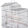 Egardenkart® Roof Top Large Bird cage with Rolling Stand for Cockatiel Sun Conure Parakeet (Black)