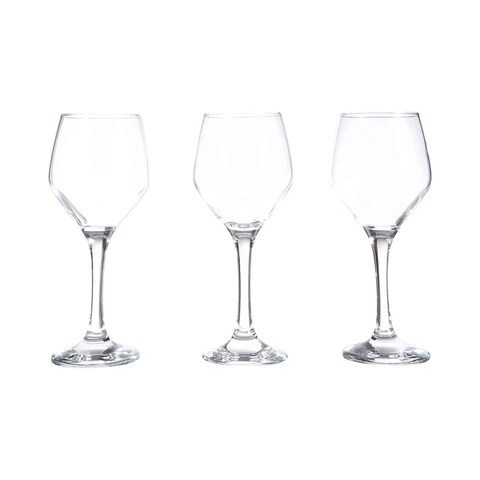 Lav Ella Tumbler Drinking Cups - 6 Glass - Clear