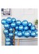 Metallic Chrome Balloons 50 Pcs 12 Inch Helium Shiny Thicken Latex Party Decoration (Chrome Blue)
