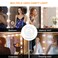 Generic-6pcs Hollywood Style LED Vanity Makeup Mirror Lights Kit with Adjustable Brightness Make Up Light Bulbs Lighting Fixture Strip Vanity Table Lighting Set