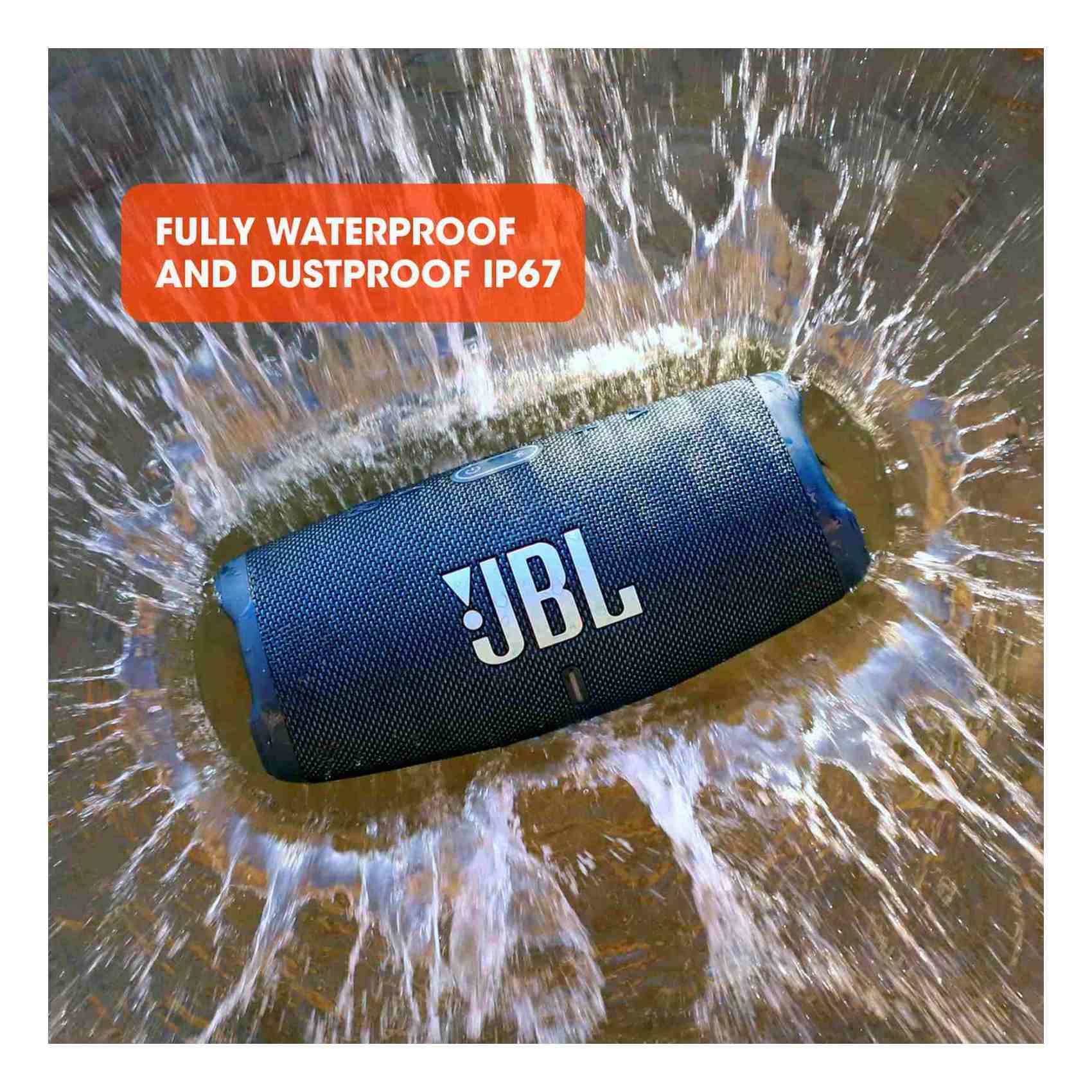 JBL Charge 5 Portable Bluetooth Speaker With Powerful JBL Pro Sound Blue