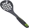 Royalford Nylon Skimmer Slotted Spoon Skimmer &amp; Strainer Spoon Ergonomic Handle Strainer Ladle For Kitchen Dishwasher Safe Ideal For Straining &amp; Skimming, Rf9930, Multi, Green Linenylon Skimmer