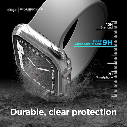 Elago Clear Shield for Apple Watch Series 8/7 (45mm) case cover - Clear