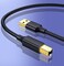 UGREEN USB 2.0 AM to BM Print Cable 1.5m Black