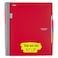ميد فايف ستار  دفتر ملاحظات  جامعي مسطر  200 ورقة، 8.5×11 بوصة - أحمر