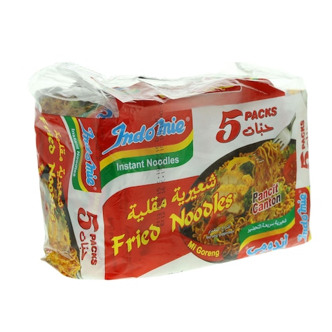 Indomie Pancit Canton Instant Fried Noodles 80g Pack of 5