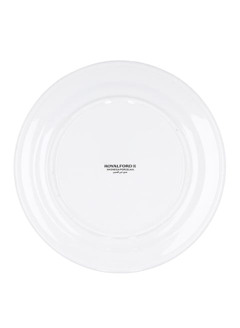 ROYALFORD Magnesia Flat Plate White 10.5inch