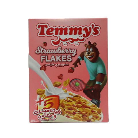 Temmy&#39;s Strawberry Flakes With Vitamins and Minerals - 250 gram