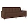 In House Leen 2 In 1 Sofabed Velvet Upholstered - Light Brown
