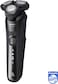 Philips Series 5000 Wet &amp; Dry Men&#39;s Electric Shaver, S5588/30, Deep Black (With Integrated Pop-Up Trimmer, With Advanced SkinIQ, , 60 Mins Run Time)