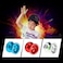 Generic-Professional Magic Yoyo T6 Rainbow Aluminum Alloy Metal Yoyo 8 Ball KK Bearing with String for Kids Silver