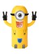 Generic Minions Toothbrush Holder Cum Toothpaste Dispenser Yellow/Black/White