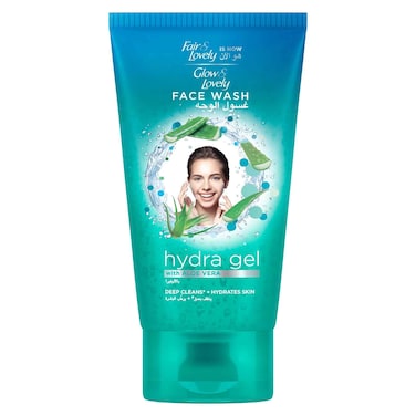 Fair &amp; Lovely Face Wash With Aloe Vera Hydragel To Reduce Spots &amp; Blemishes 150ml