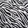 Fabienne Silky Soft Bed Blanket Flannel Throw King Size With Zebra Print