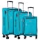 Eminent Expandable Trolley Luggage Set of 3 Bag Soft Suitcase for Unisex Travel Polyester Shell Lightweight with TSA lock Double Spinner Wheels E751SZ Green