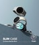 Ringke Samsung Galaxy Watch 6 40mm Case, Slim Series, Clear + Dark Chrome