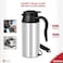 DLC-HT2251 120 Watt Traveller Kettle for Car with 750ml Capacity - Silver&amp;Black