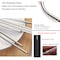 Generic-4 Pcs Reusable Drinking Straw Set 304 Stainless Steel Metal Straw Straight Bent with Cleaner Brush