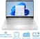 HP Laptop 15S-Eq2001Ne, 15.6" FHD, AMD Ryzen 5 Processor, 8GB RAM, 512GB SSD, AMD Radeon Graphics (Integrated), Windows 10, Natural Silver