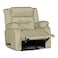 In House Velvet Rocking &amp; Rotating Recliner Chair - Dark Ivory - NZ30