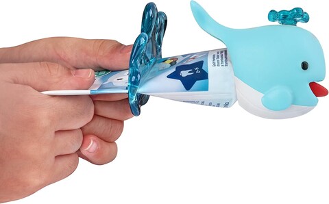 Flipper Toothpaste Squirter Whale, Flr-Whl-Blu, Blue