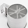 Generic-Stainless Steel Mesh Flour Sifter Mechanical Baking Icing Sugar Shaker Sieve Cup
