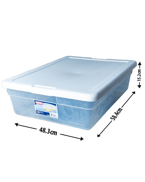 Sterilite Storage Box White 28Qt