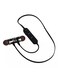 Generic Wireless In-Ear Neckband Headset With Microphone Black