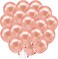 Party Time 50-Pieces 12inch Rose Gold Latex Balloons Party Decorations, Rose Gold Party Decorations For Baby Shower, Engagement, Weddings, Proms | Rose Gold Balloons for Birthday Party Decorations
