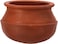 Royalford Sambar Pot, Handmade Clay Cookware, Rf10583 100% Natural Clay Non-Toxic &amp; Eco-Friendly Can Be Used On Gas Stove Or Open Fire, Red