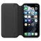 Iphone 11 pro leather folio black case