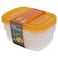 Crisper Food Container Medium 1000ml 3 Pcs Set