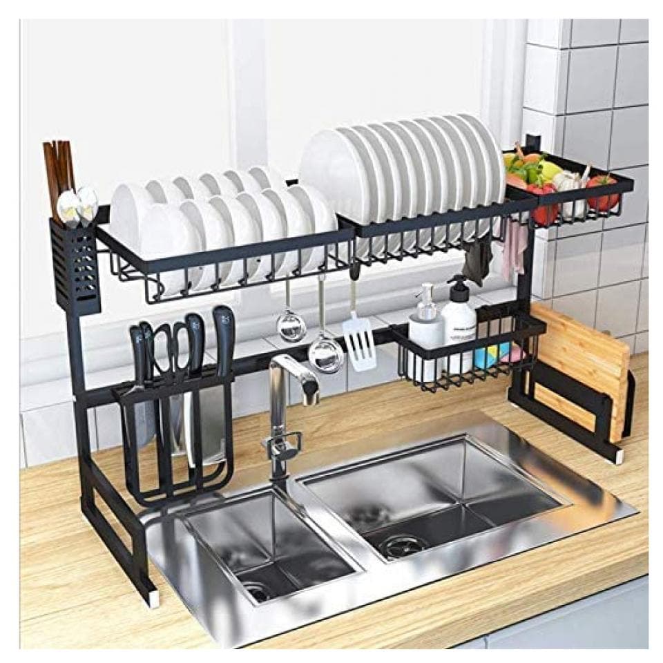 Buy Dish Drying Rack Over Sink Dish Drying Rack Kitchen Counter Storage ...