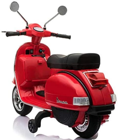 Megastar Licensed Ride On Vespa Scooty 12 V, Red