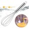 BLACKSTONE Egg Whisk 25cm Stainless Steel Egg Beater Whisk Mixer/Cooking Tool Handle for Blender for Egg Milk Batter - JS108
