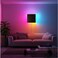 Gadgeton Modern Square RGB LED Wall Lamp With Remote Control 745610, Black