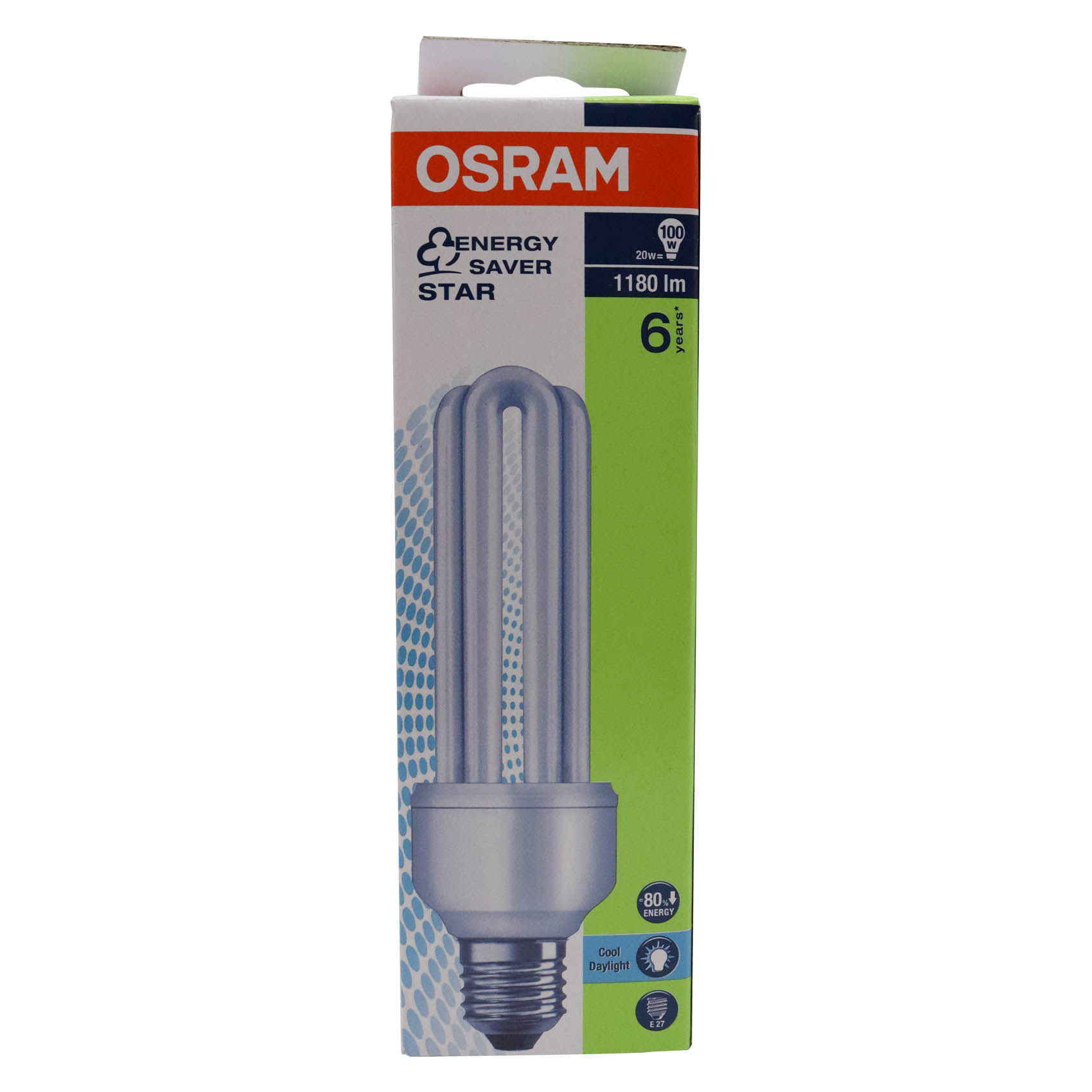 Osram Energy Saver T4 CFL Bulb 20W Day Light Screw