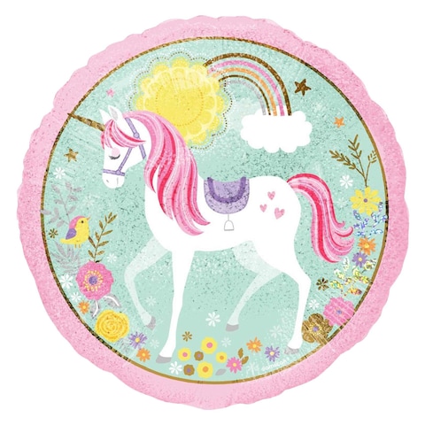 Amscan Magic Unicorn Holographic Balloon