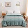 RISHAHOME Queen Size Multicolor Comforter (210x230 cm) Green Spring